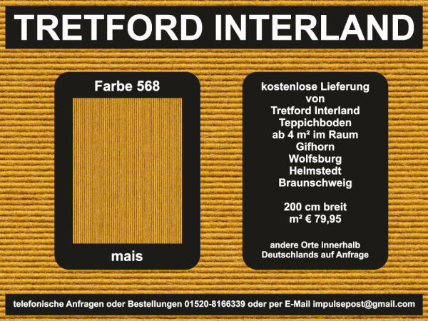 568-mais.jpg – Tretford Interland in sonnigem Maisgelb – lebendig und freundlich